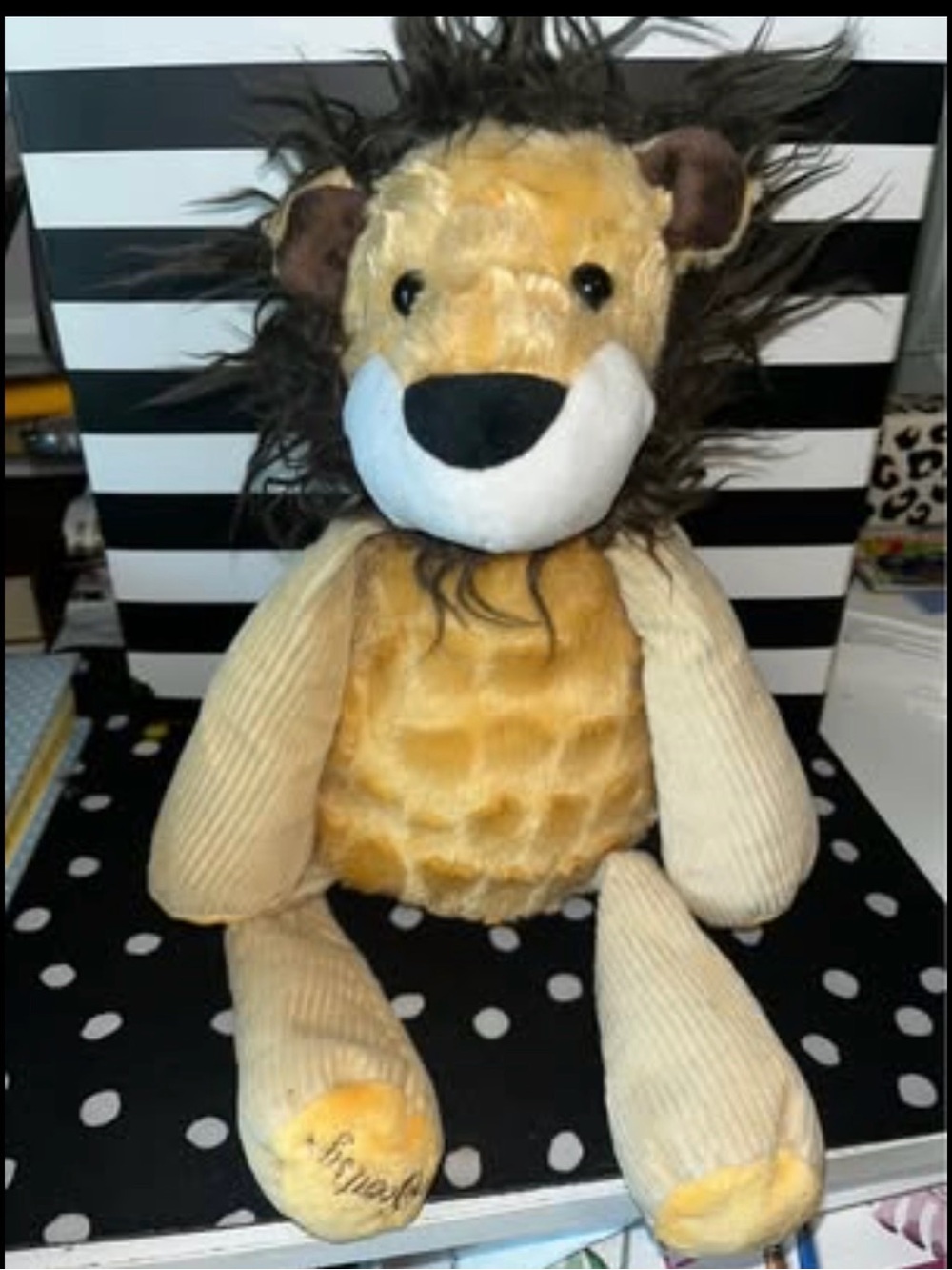 Scentsy Plush Lion - Golden Yellow and Brown Mane